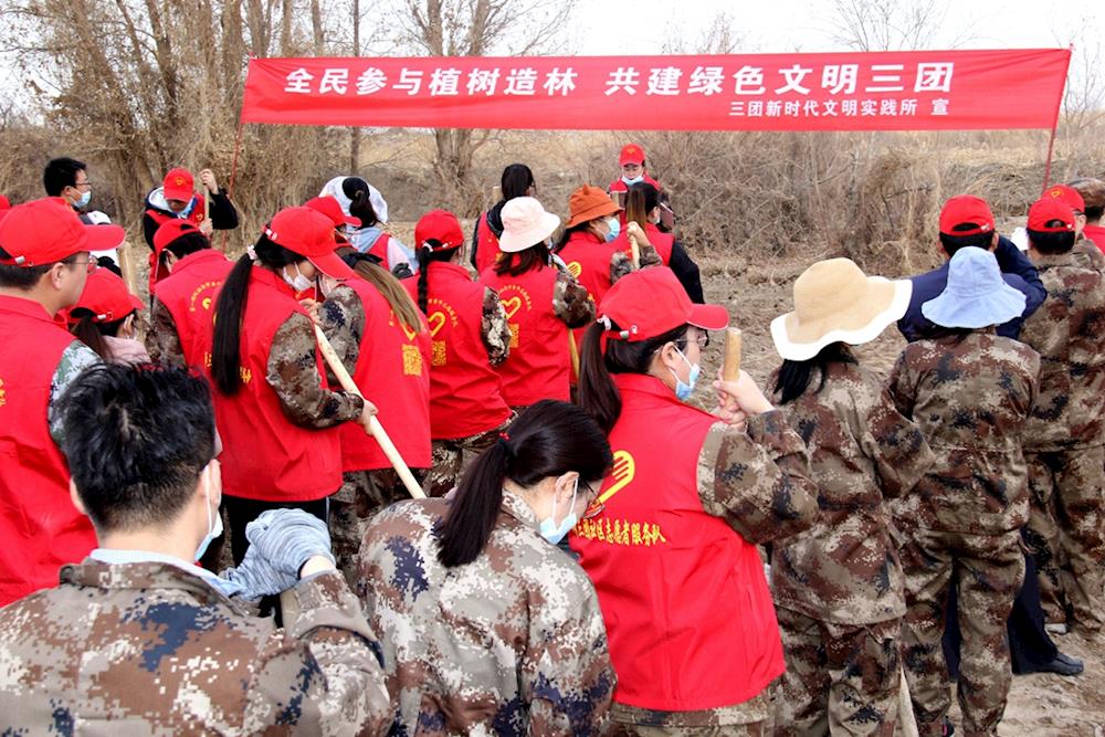 新時(shí)代文明實(shí)踐 | 全民參與植樹(shù)造林 共建綠色文明三團(tuán)