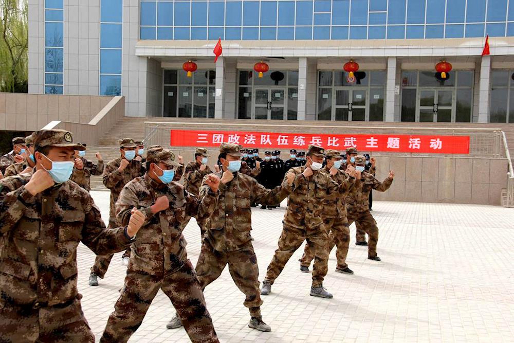 【教育整頓】三團開展“練兵比武” 錘煉政法隊伍