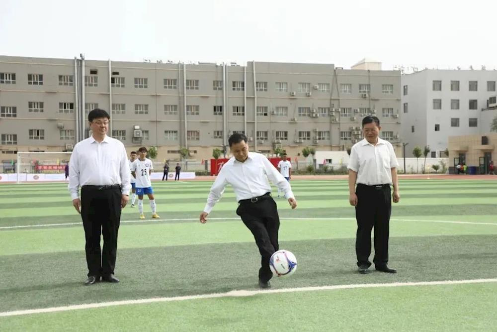 2022年兵團(tuán)青少年校園足球校際聯(lián)賽總決賽在阿拉爾鳴哨開球